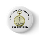 Retired watch pinback button