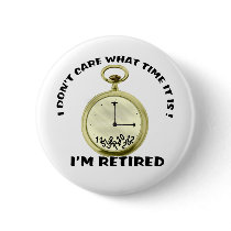 Retired watch pinback button