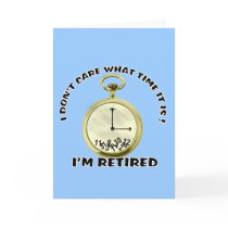 Retired watch card