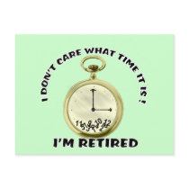 Retired watch postcard