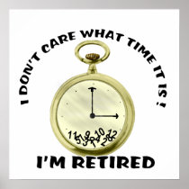 Retired watch print