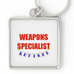 Retired Weapons Specialist Key Chains