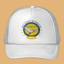Retired Workers Union hats