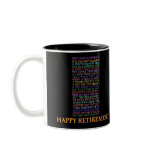 Retirement Anagram mug