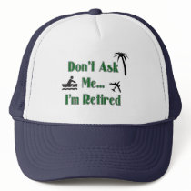 RETIREMENT Baseball Cap Hats