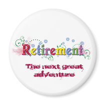 Retirement Bliss Refrigerator Magnets
