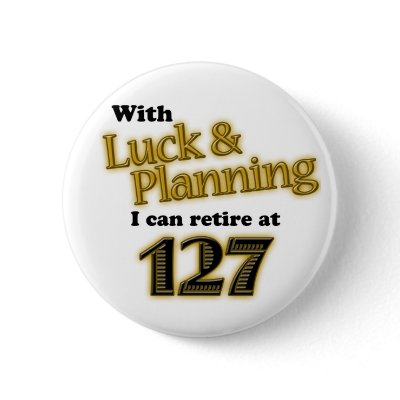 RETIREMENT! PINBACK BUTTON by Jack_of_Arts