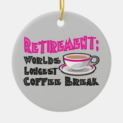 retirement double sided ceramic round christmas ornament retirement double sided ceramic round christmas ornament