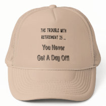 Retirement Complaint hats