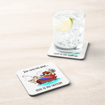 retirement drink coasters