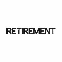 RETIREMENT embroidered shirts