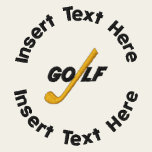 Retirement Golf Embroidered Shirt