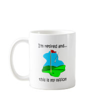 Retirement humor for golfers mugs