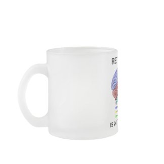 Retirement Is A State Of Mind (Anatomical Brain) mug
