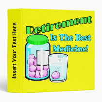 Retirement Medicine Avery Binder binders