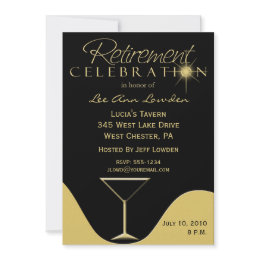 Retirement Party Invitation invitation