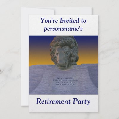 Retirement Party Invitation from.