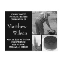 Retirement Party Invitation Customizable Photo postcards