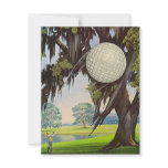 RETIREMENT PARTY INVITATION GOLFER EZ2 CUSTOMIZE