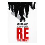Retirement Party Invitation Rat Pack Swingers invitations