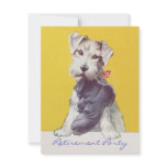 RETIREMENT PARTY INVITATION Work Boot now Dog Toy