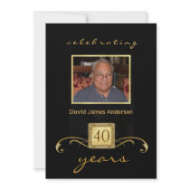 Retirement Party Invitations - Formal Photo Invite