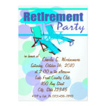 Retirement Party/ Lounge Chairs Personalized Invites
