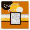 RETIREMENT PARTY PHOTO AUTOGRAPH POSTER posters by partypassion RETIREMENT PARTY PHOTO AUTOGRAPH POSTER posters