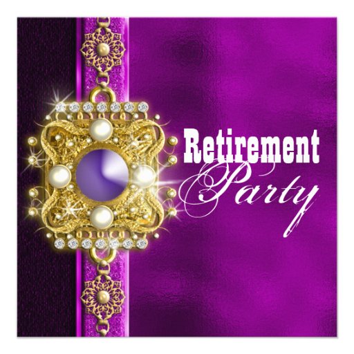 Retirement party retiring farewell CUSTOMIZE Custom Invite (front side)
