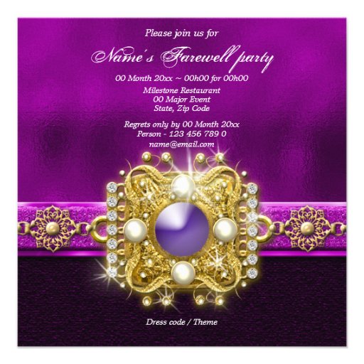 Retirement party retiring farewell CUSTOMIZE Custom Invite
