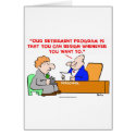 retirement program resign cards