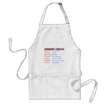 Retirement Schedule -Funny Retirement Gifts aprons