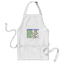 Retirement Schedule GOLFER aprons