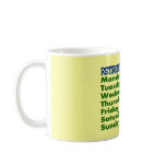 Retirement Schedule GOLFER Mugs