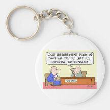 retirement swedish citizenship key chain