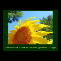 Retirement Time to walk in Gardens Happy art print posters