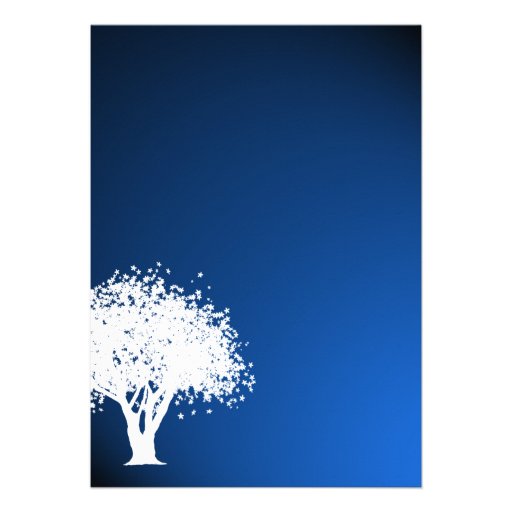 Retirement Tree Silhouette Custom Announcement