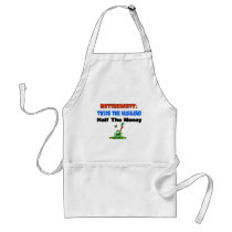 Retirement twice the husband aprons by Theholidayshoppe Retirement twice the husband aprons