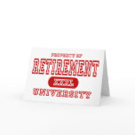 Retirement University Cards