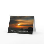 retiring sunset colors card retiring sunset colors card