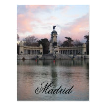 Retiro Park, Madrid, Spain Post Card