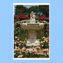 Retiro Park Rose Garden, Madrid Spain Print posters