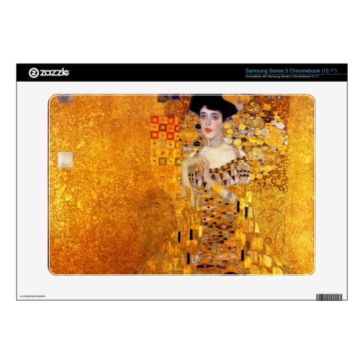 Retrato de Adela Bloch-Bauer de Gustavo Klimt Samsung Chromebook Calcomanías