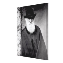 Retrato de Charles Darwin 1881 Impresion En Lona
