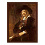 Retrato de Gerard De Lairesse By Rembrand Tarjeta Postal