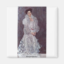 Retrato de Hermine Gallia de Klimt Gustavo Imán Para Frigorifico