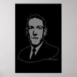 Retrato de HP Lovecraft Poster
