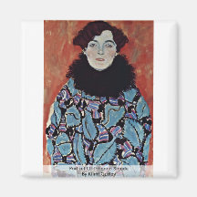 Retrato de Juana Staude de Klimt Gustavo Imán De Nevera