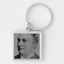 Retrato de la chaqueta de punto Chaplin, senior de Llaveros Personalizados
