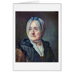 Retrato de señora Chardin By Jean-Baptiste Chardin Tarjetón